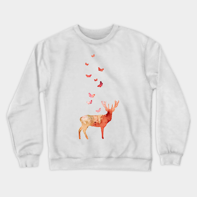 Deer and Butterflies